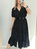 Sukienka Maxi Stella Black Dots