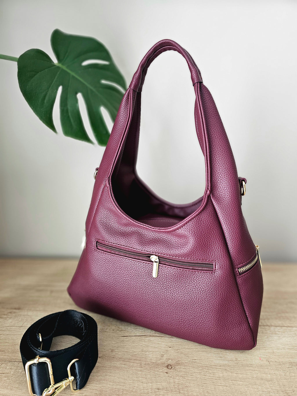Elegancka torebka damska w kolorze bordo