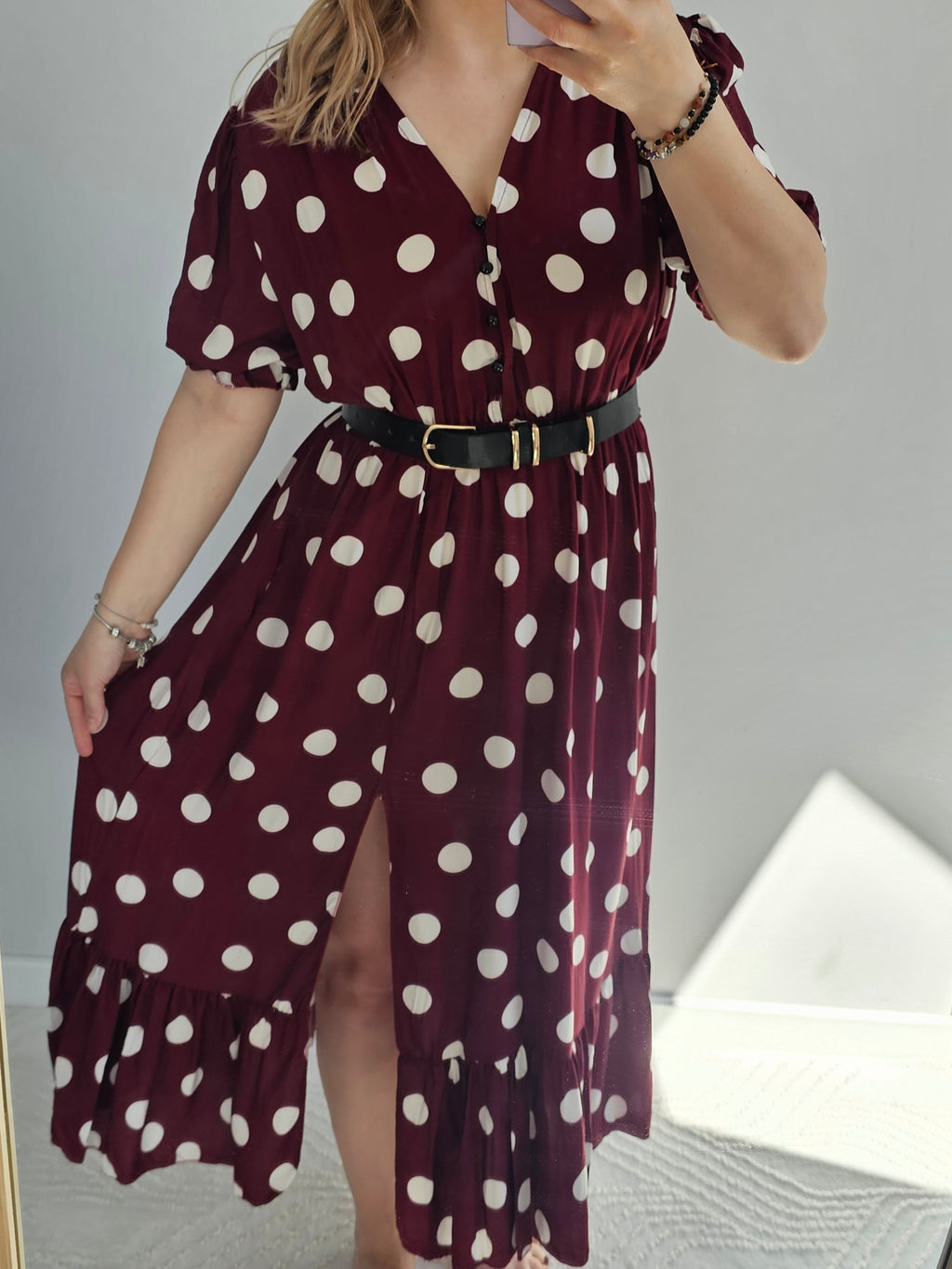 Sukienka Maxi Verona Bordo