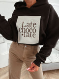 Bluza z kapturem Chocolate – Czarna