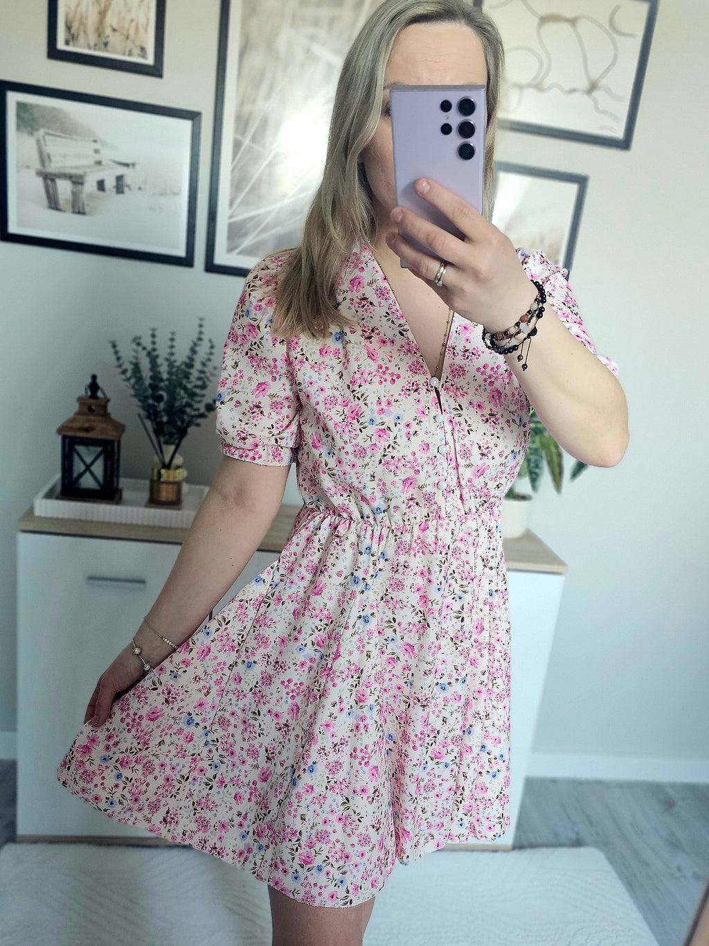 Sukienka Livia – rozkloszowana sukienka w kwiaty na lato