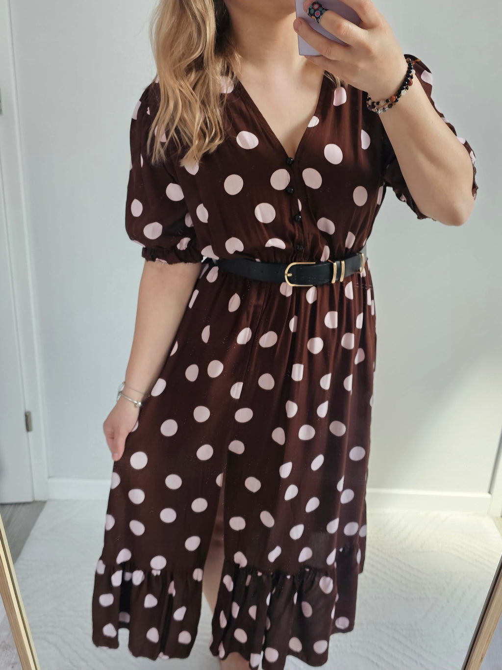 Sukienka Maxi Chocolate Dots