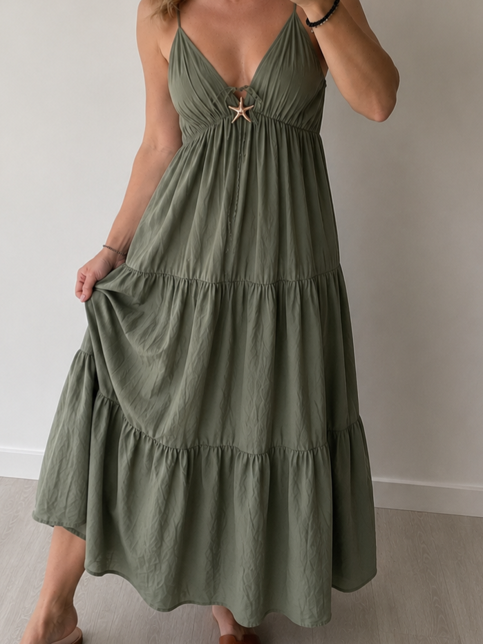 Sukienka Maxi Stella Khaki