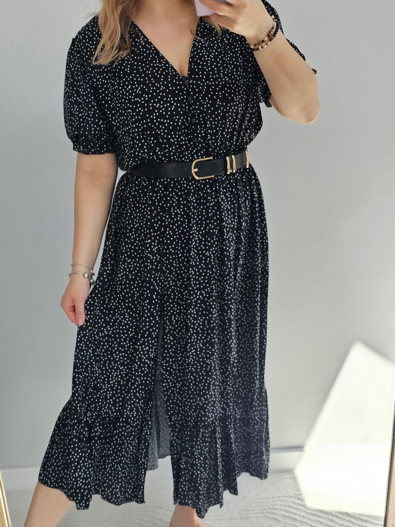 Sukienka Maxi Stella Black Dots