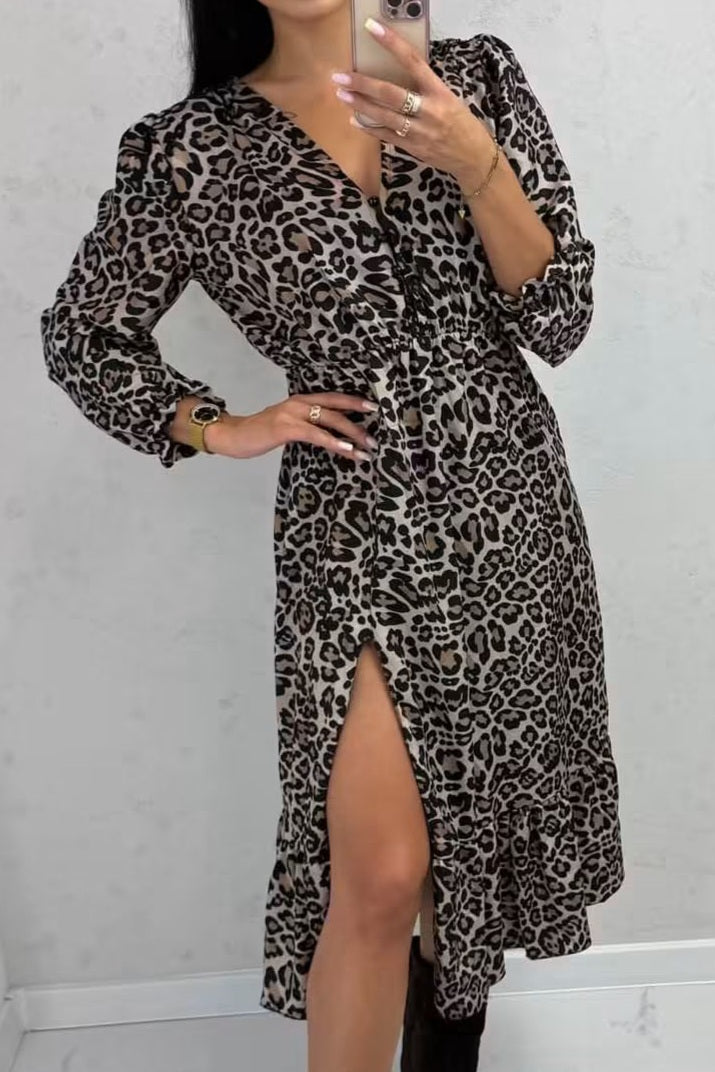 Sukienka midi Panthera Beige