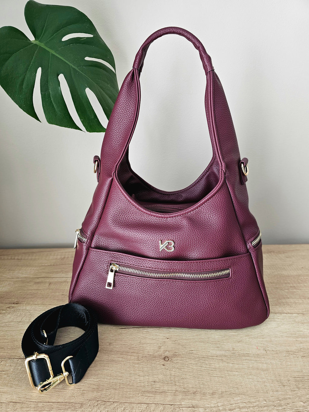 Elegancka torebka damska w kolorze bordo