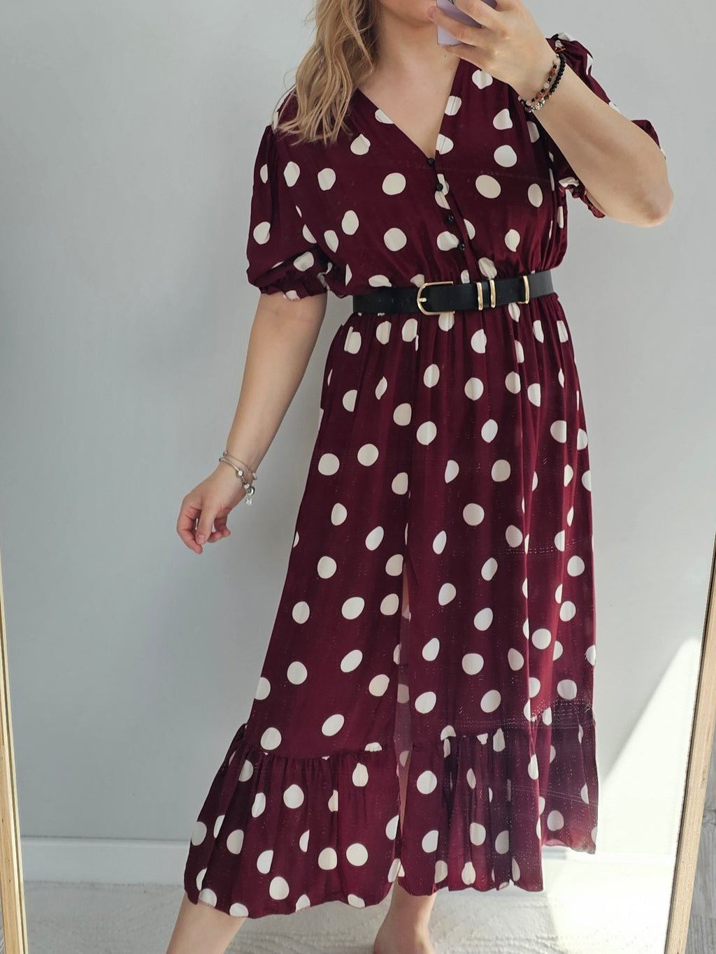 Sukienka Maxi Verona Bordo